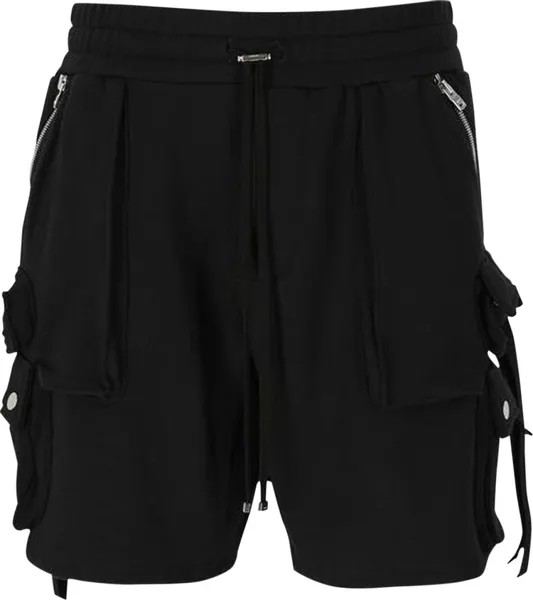Спортивные шорты Amiri Tactical Cargo Sweatshort Black, черный