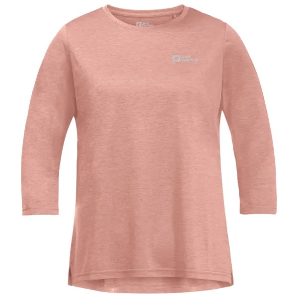 Лонгслив Jack Wolfskin Women's Crosstrail 3/4 Tee, цвет Rose Dawn