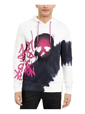 INC Мужской белый классический хлопковый пуловер с рисунком на завязках, свитер XXL XXL