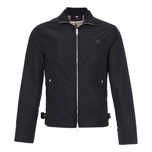 Куртка Men's Burberry waterproof Stand Collar Jacket Black, черный