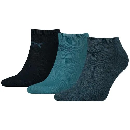 Носки PUMA, размер 39-42, мультиколор, 3 пары