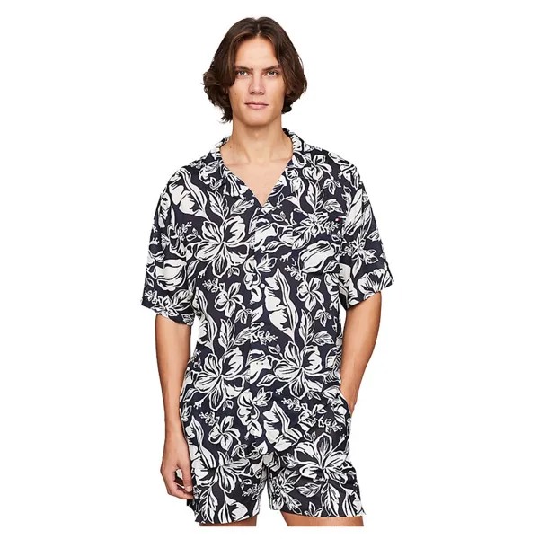Рубашка с коротким рукавом Tommy Hilfiger Bowling, разноцветный