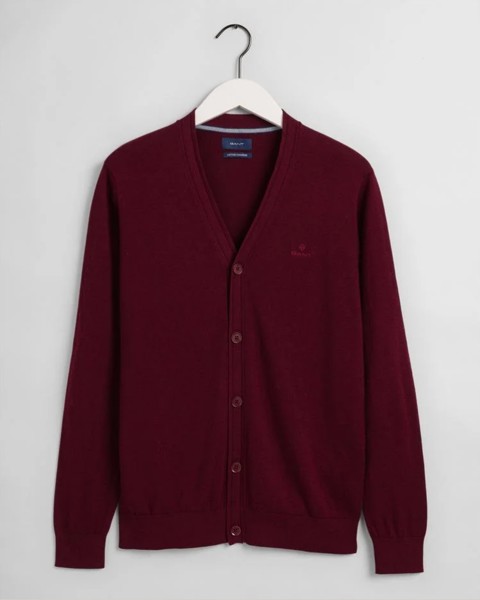 Мужской кардиган Gant, бордовый