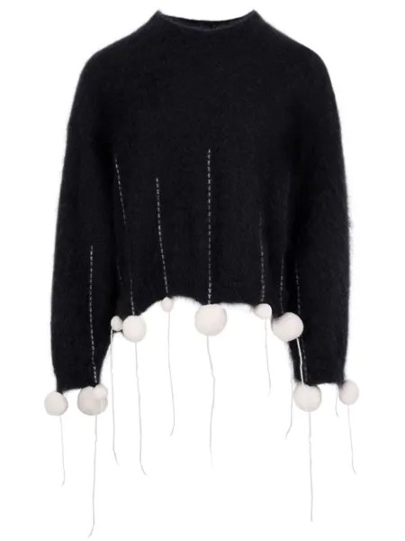 Ports 1961 свитер с помпонами, черный