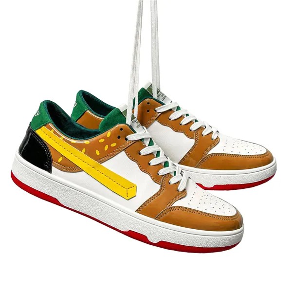 Кроссовки OVXUAN мужские из ПУ кожи, сращивающиеся низкие кеды, обувь на плоской подошве, сапоги в стиле хип-хоп, теннисные туфли, оригинальный дизайн