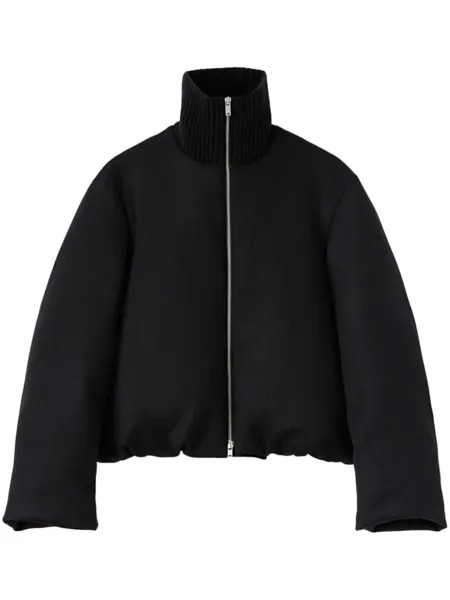 Jil Sander кашемировый пуховик, черный