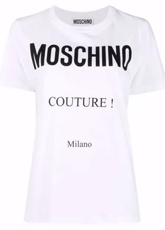 Moschino футболка с логотипом