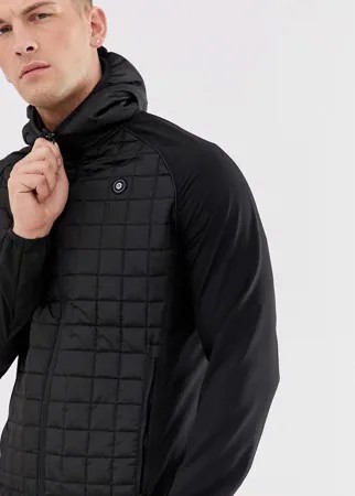 Разноцветная куртка с манжетами на рукавах в спортивном стиле Jack & Jones Core-Черный