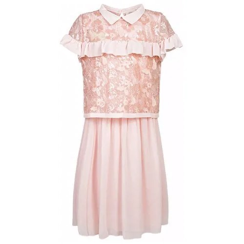 Платье для девочки Aletta AE99033 цвет розовый 16 лет