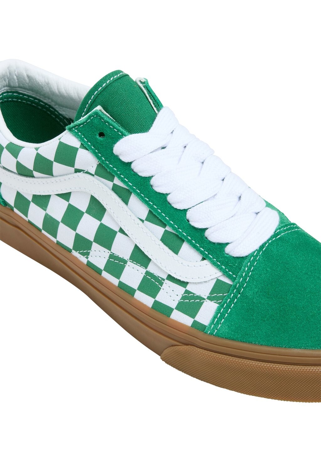 Кроссовки на шнуровке Vans, зеленый