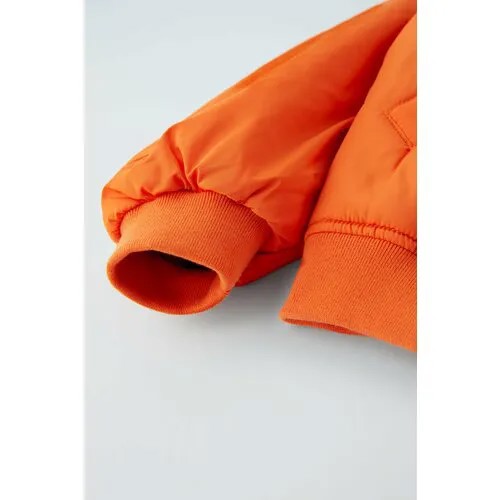 Куртка Zara демисезонная, размер 13-14 лет (164 cm), оранжевый
