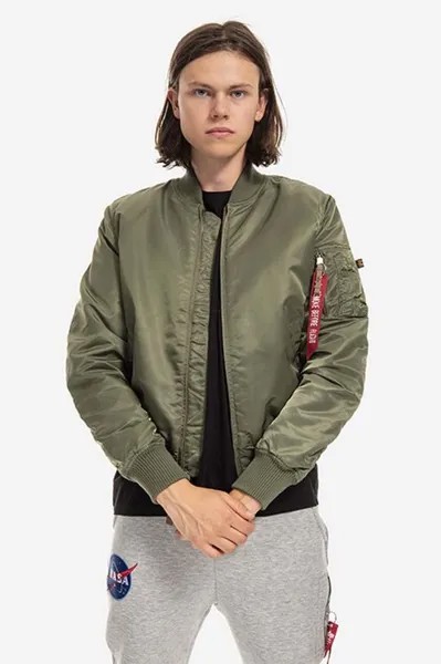 Куртка-бомбер MA-1 VF 59 Alpha Industries, зеленый
