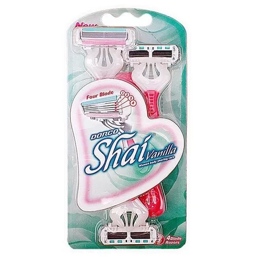 Dorco SHAI4 Vanilla Бритвенный станок упаковка из 3 шт