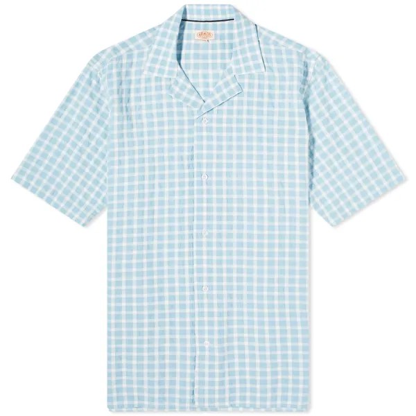 Рубашка с коротким рукавом Armor-Lux Check Vacation Shirt, цвет Pagoda