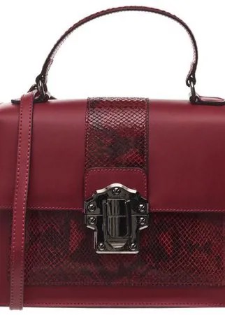 Сумка женская Piumelli Dora Snake red Ruga/Python leather