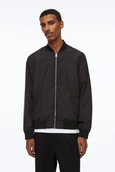 Бомбер мужской H&M 0976641016 черный XL (доставка из-за рубежа)