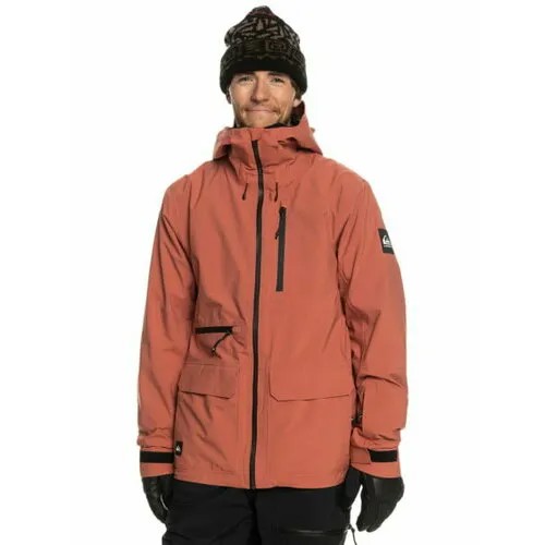 Куртка спортивная Quiksilver, размер XXL, кирпичный