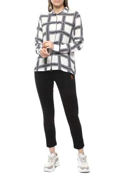 Спортивные брюки женские U.S. POLO Assn. G082SZ0OP0ANZE черные XS