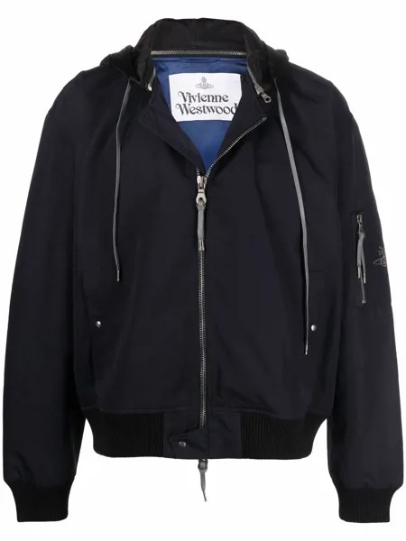 Vivienne Westwood куртка с капюшоном и карманами