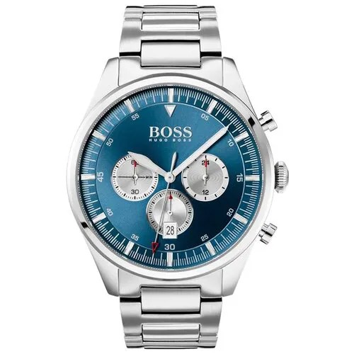 Наручные часы BOSS BLACK Pionner, серебристый