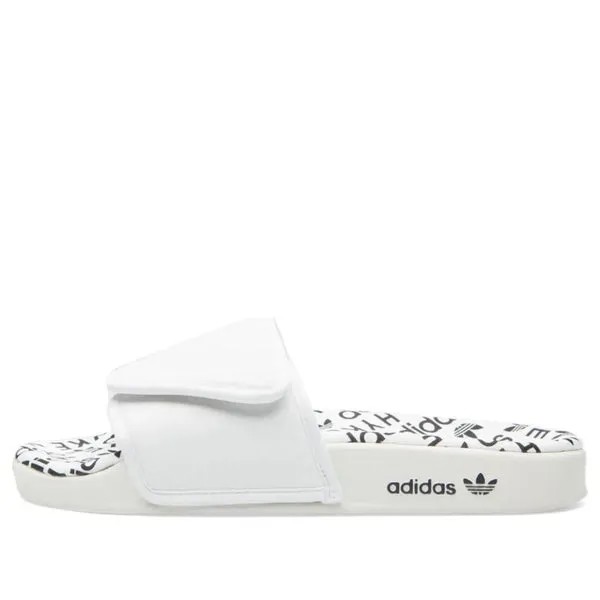 Слиперы Slippers x Hyke Adilette Adidas, белый