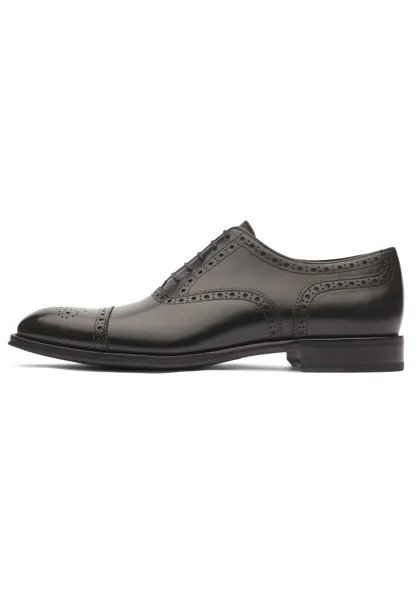 Деловые туфли на шнуровке OXFORD LENOX Lottusse, цвет black