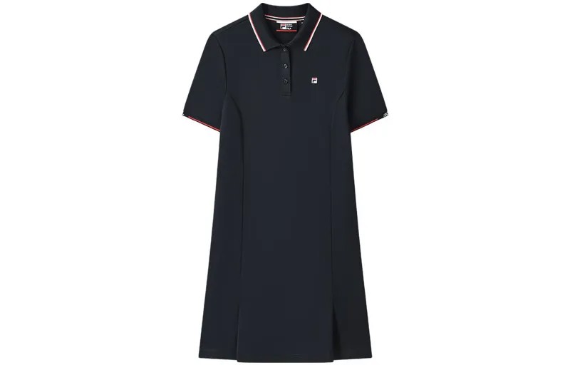 FILA Женское платье с короткими рукавами, цвет Blue