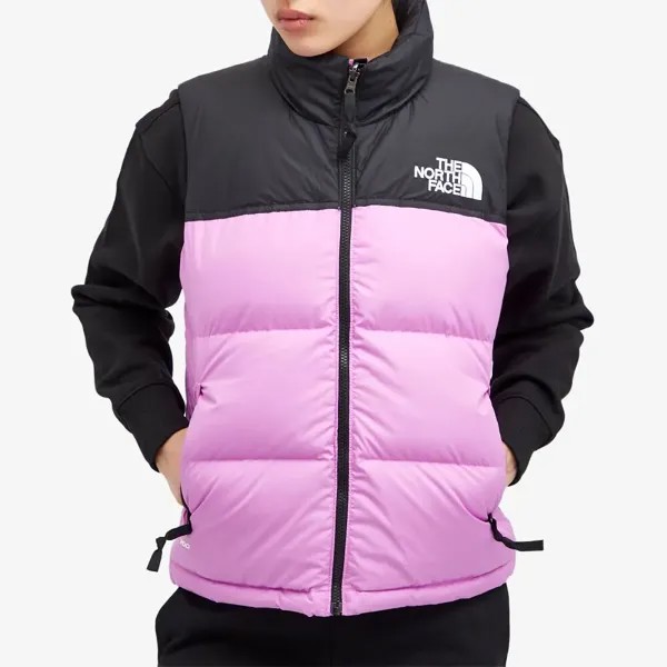 The North Face Жилет Nuptse в стиле ретро 1996 года, розовый