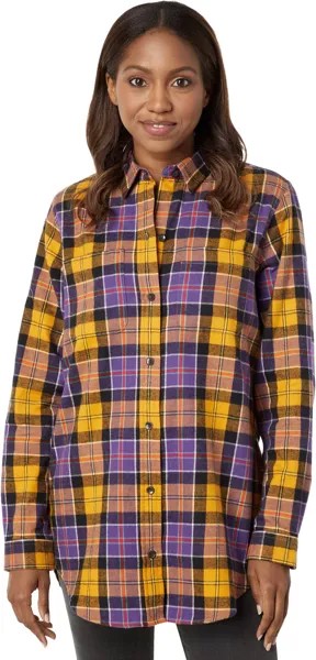 Рубашка Scotch Plaid Flannel Tunic L.L.Bean, цвет Ancient Culloden