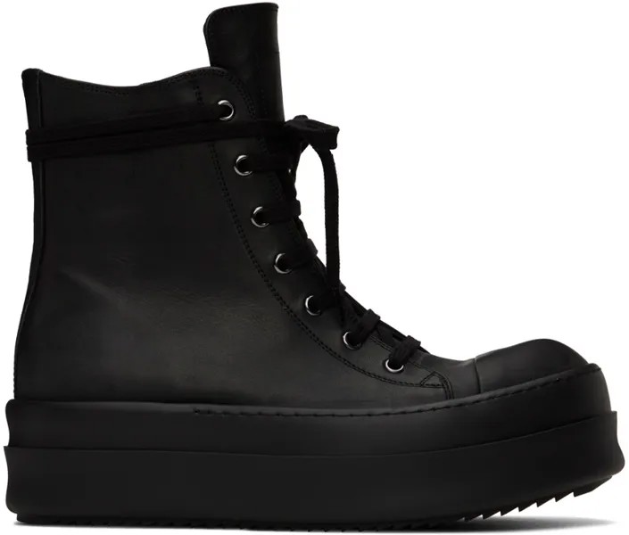 Черные кроссовки Mega Bumper Rick Owens, цвет Black/Black/Black