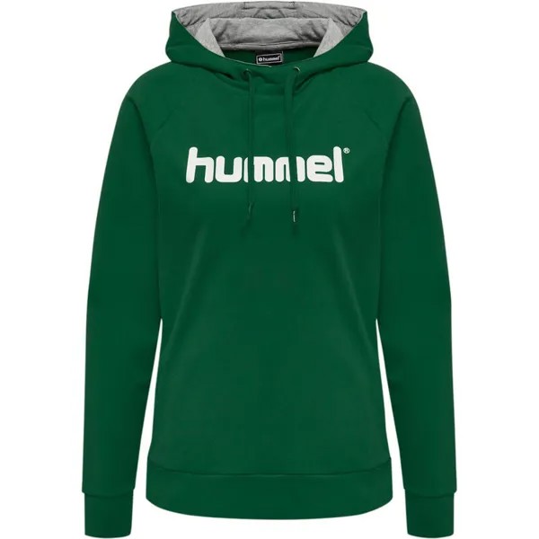 Hmlgo Logo Hoodie Женская толстовка для мультиспорта HUMMEL, цвет gruen