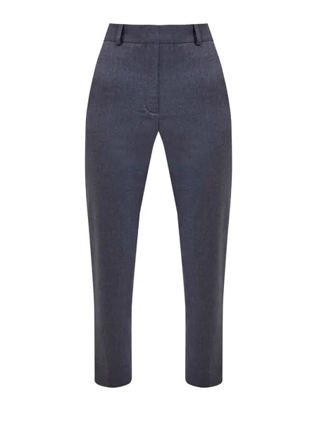 Брюки в стиле smart casual из гибкой шерстяной ткани