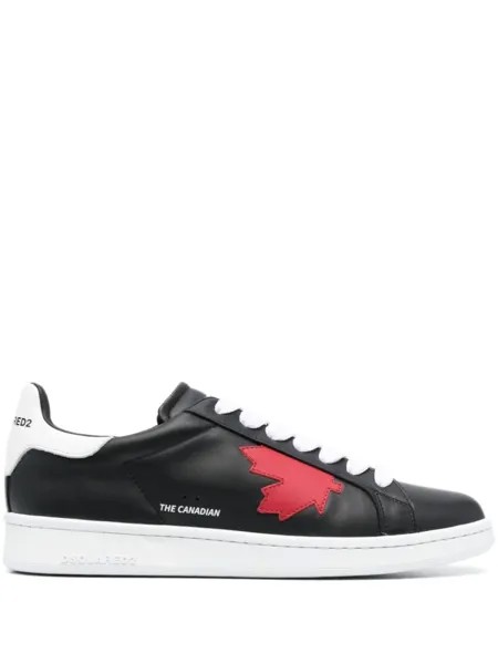 Dsquared2 кеды Boxer, черный