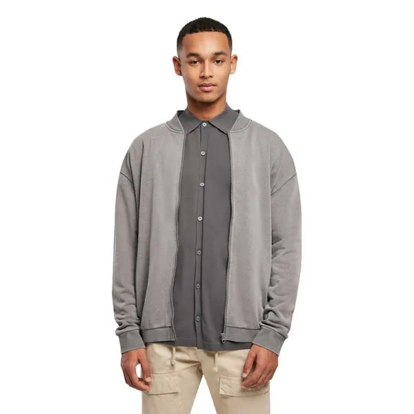 Куртка Urban Classics Washed Bomber, серый