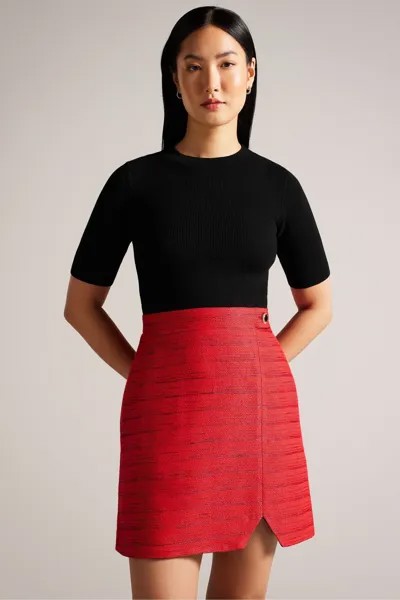Платье Bailea мини 2 в 1 Ted Baker, красный