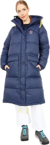 Парка Expedition Long Down Parka Fjällräven, темно-синий