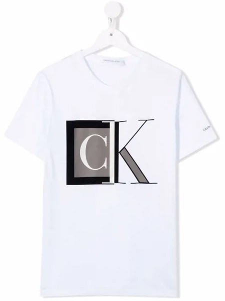 Calvin Klein Kids футболка с логотипом