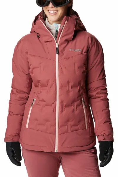 Зимняя лыжная куртка Wildcard III с пуховым наполнителем Columbia, красный