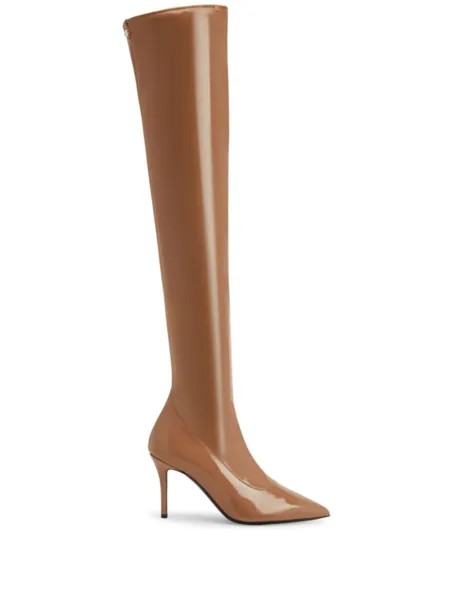 Giuseppe Zanotti лакированные сапоги Makanzie, розовый