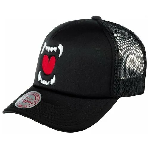 Бейсболка Mitchell & Ness, размер 0, черный/серый