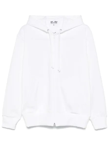 Comme Des Garçons Play худи с нашивкой, белый