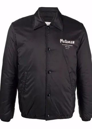 Alexander McQueen бомбер с логотипом