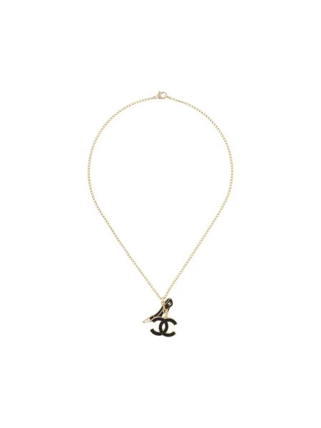 Chanel Pre-Owned колье 2003-го года с подвеской-логотипом CC