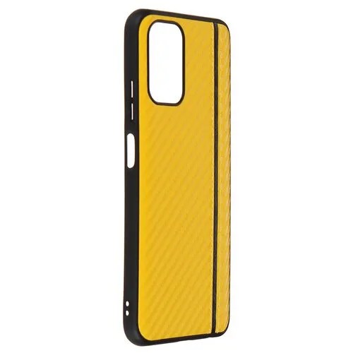 Чехол G-Case для Xiaomi Redmi Note 10/10S Carbon Yellow GG-1471