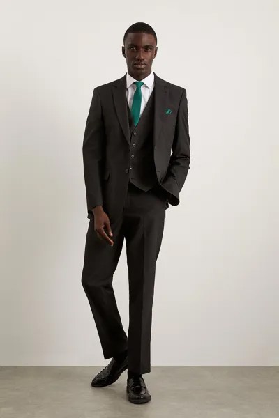 Темно-серый костюмный пиджак Tailored Fit Essential Burton, серый