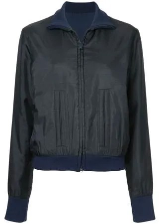 Yohji Yamamoto Pre-Owned куртка-бомбер с вышивкой сзади