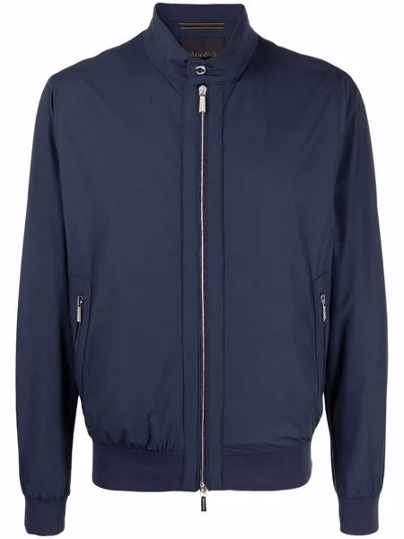 Moorer band-collar bomber jacket