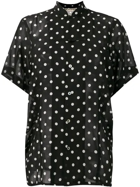 Comme Des Garçons Pre-Owned рубашка в горох 1988 года