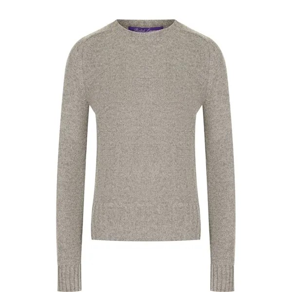 Однотонный пуловер из смеси шерсти и кашемира Ralph Lauren