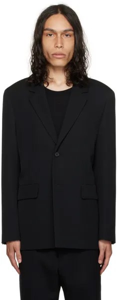 Черный однобортный пиджак Jil Sander